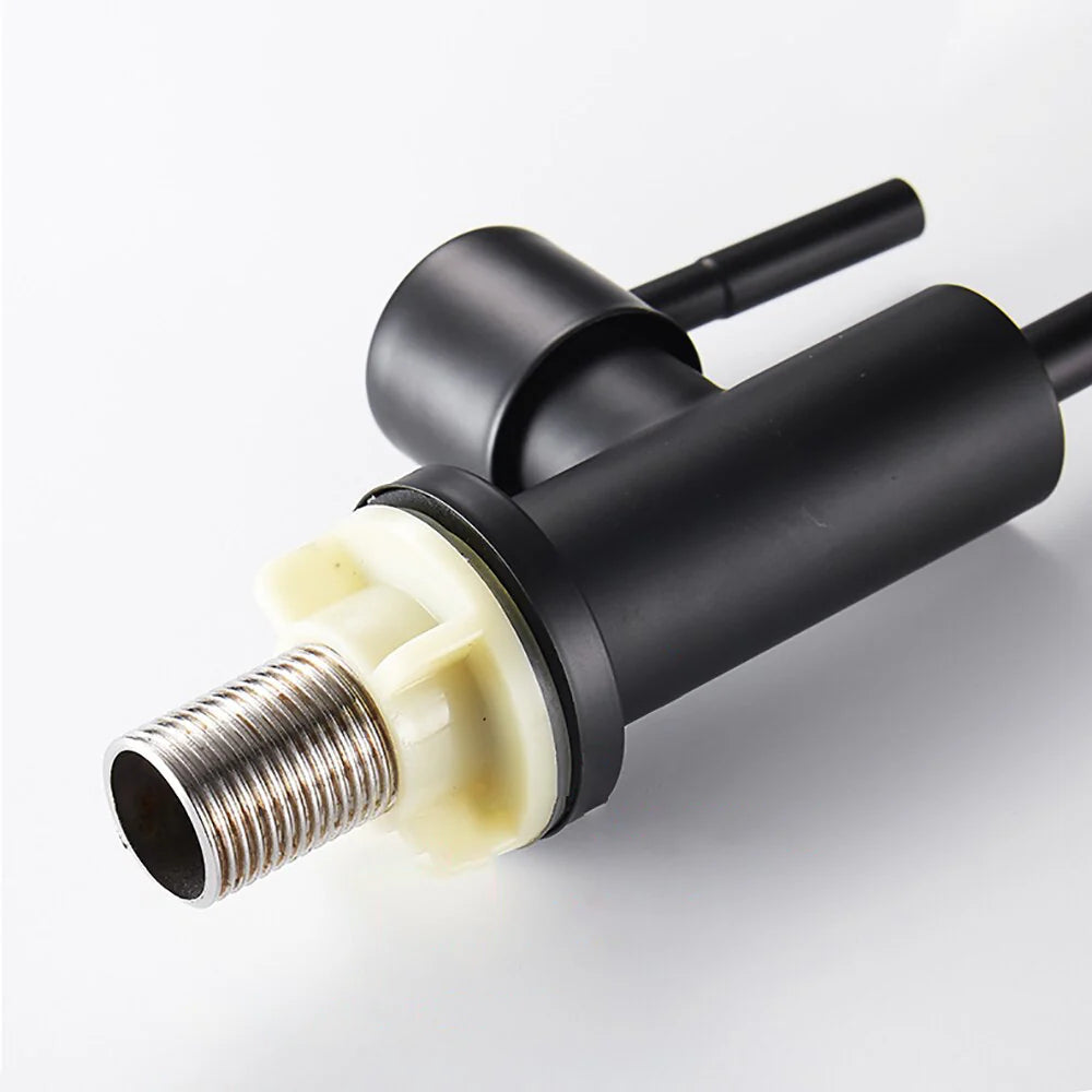 Robinet évier cuisine fin mitigeur - Noir