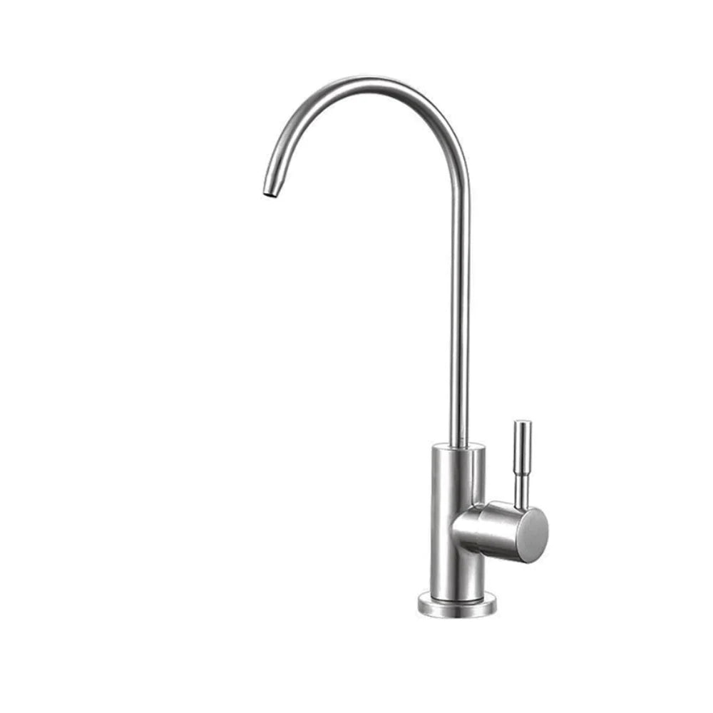 Robinet évier cuisine fin mitigeur - Argenté